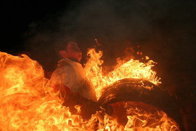 The Thrilling Tradition of Tar Barrels at Ottery St. Mary: A Natural Fibre Affair